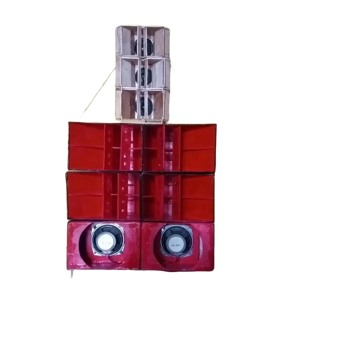satu set sound miniatur 2 inch dan 3 inch plus power