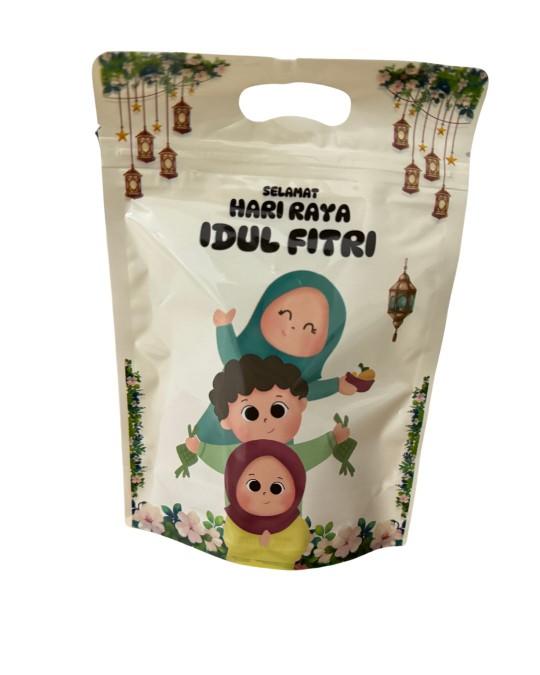 ZIPPER BAG MOTIF LEBARAN ZIPLOCK BAG IDUL FITRI 15x18 , 13x13