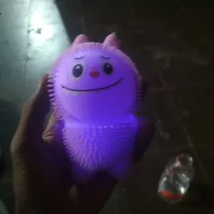 WEIBO Flashball Squishy LED Yoyo Mainan Ubur Ubur LED Mainan Anak