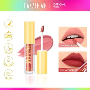 Dazzle Me Lipstik Matte Finish  - Tahan Lama 12 Jam - 100% Asli - Dengan Bentuk Pipi