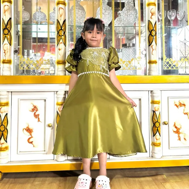 Dress Khalisa Brukat Terbaru