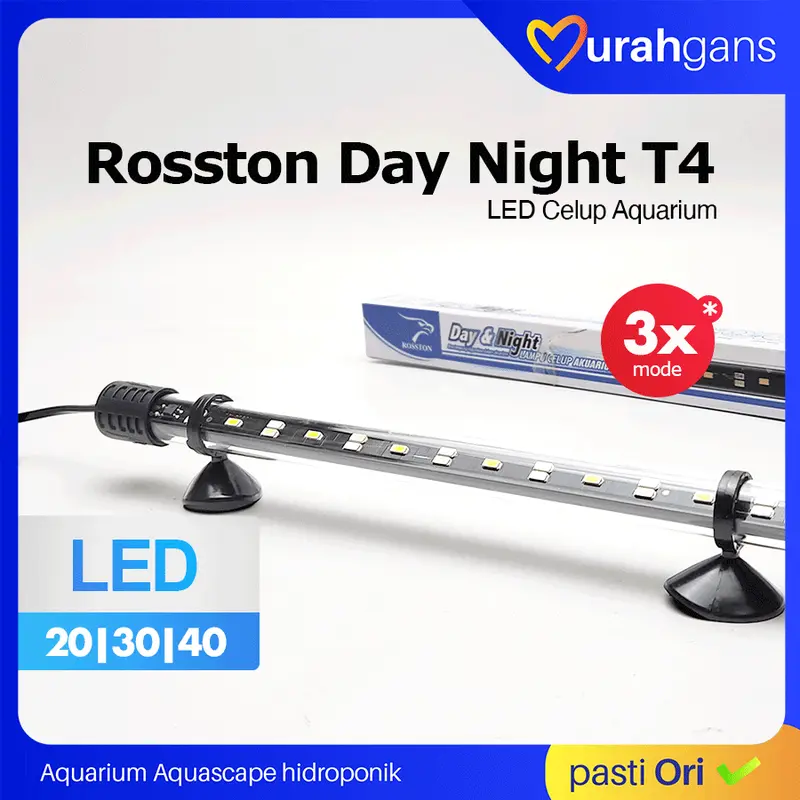 Lampu Aquarium ROSSTON DAY AND NIGHT 20 30 40 50 60 Rosston DN 1
