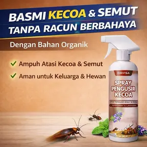 Obat Pembasmi Kecoak dan Semut Ampuh Spray Cair Cockroach Killer Tuntas Cepat Tahan Lama untuk Rumah dan Dapur