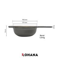Gambar Kohana Enamel Cast Iron Saucepan&Skillet 18cm dari Kohana Indonesia Kota Administrasi Jakarta Utara 3 Tokopedia