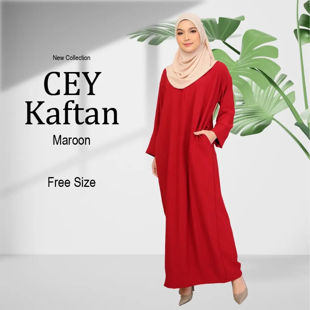CEY Muslimah Kaftan Ironless - Comfortable and Stylish