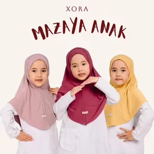 (Xora) Mazaya Anak - Kerudung Muslim Instan Hijab Anak-Anak Sekolah