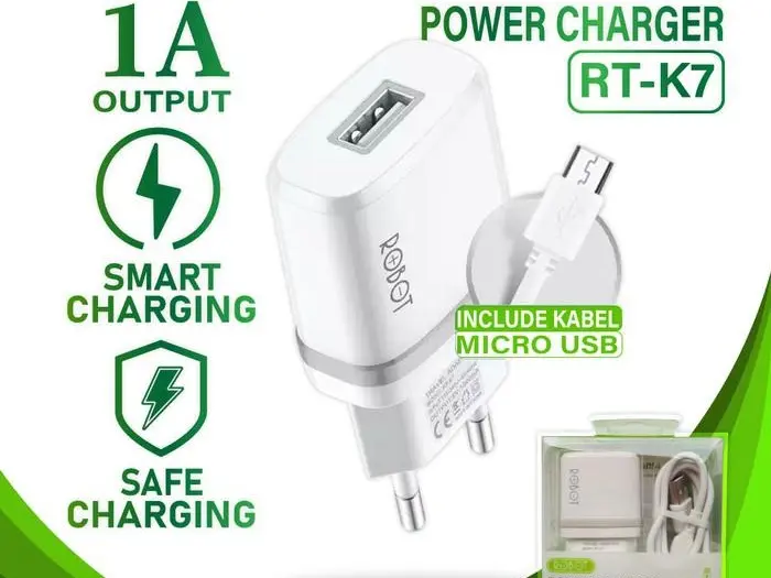 charger robot RT-K7 with micro usb cable