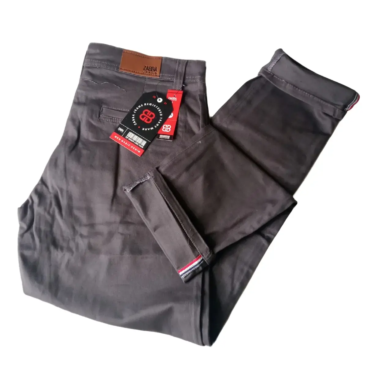 Celana Chinos Model Slimfit Katun Kombed Tebal untuk Pria Dewasa Hitam - Combed