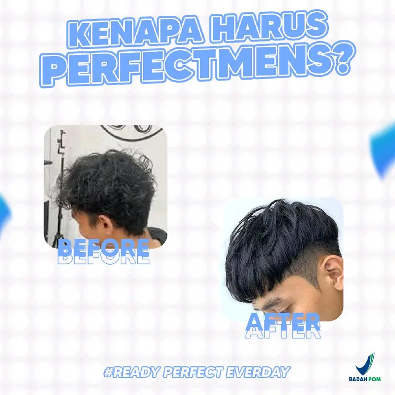 PAKET PELURUS RAMBUT PRIA PERFECTMENS PERAWATAN MELURUSKAN DAN MENUTRISI RAMBUT VITAMIN RAMBUT PRIA PERFECTMENS 6