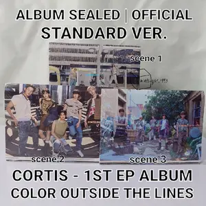 [ READY SEALED ] CORTIS - 1st EP Album [ COLOR OUTSIDE THE LINES ] ( STANDARD ver ) ( Scene 1 ver | Scene 2 ver | Scene 3 ver ) Official Kpop Album New COTL