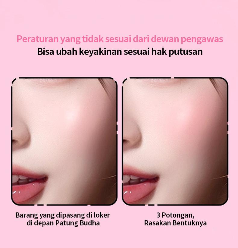 BOQILYNE 2-in-1 Lip & Cheek Gel! Sapuan Mudah, Warna Glow – Tahan Lama Anti Lengket	 Bibir Kosmetik Lipstik