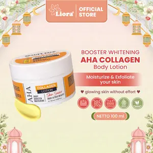 BEAUTY TALK AHA Collagen Body Booster 100 ML | Whitening Lotion dengan AHA Collagen untuk Kulit Cerah dan Lembap Mencerahkan Tubuh Mengangkat sel kulit mati dan Mempercepat Pencerahan Tangan Kusam Hingga Seluruh Tubuh