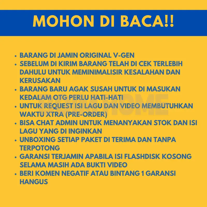 PROMO USB FLASHDISK REQUEST ISI untuk mobil smart tv tanpa kuota gratis Otg Storage 7