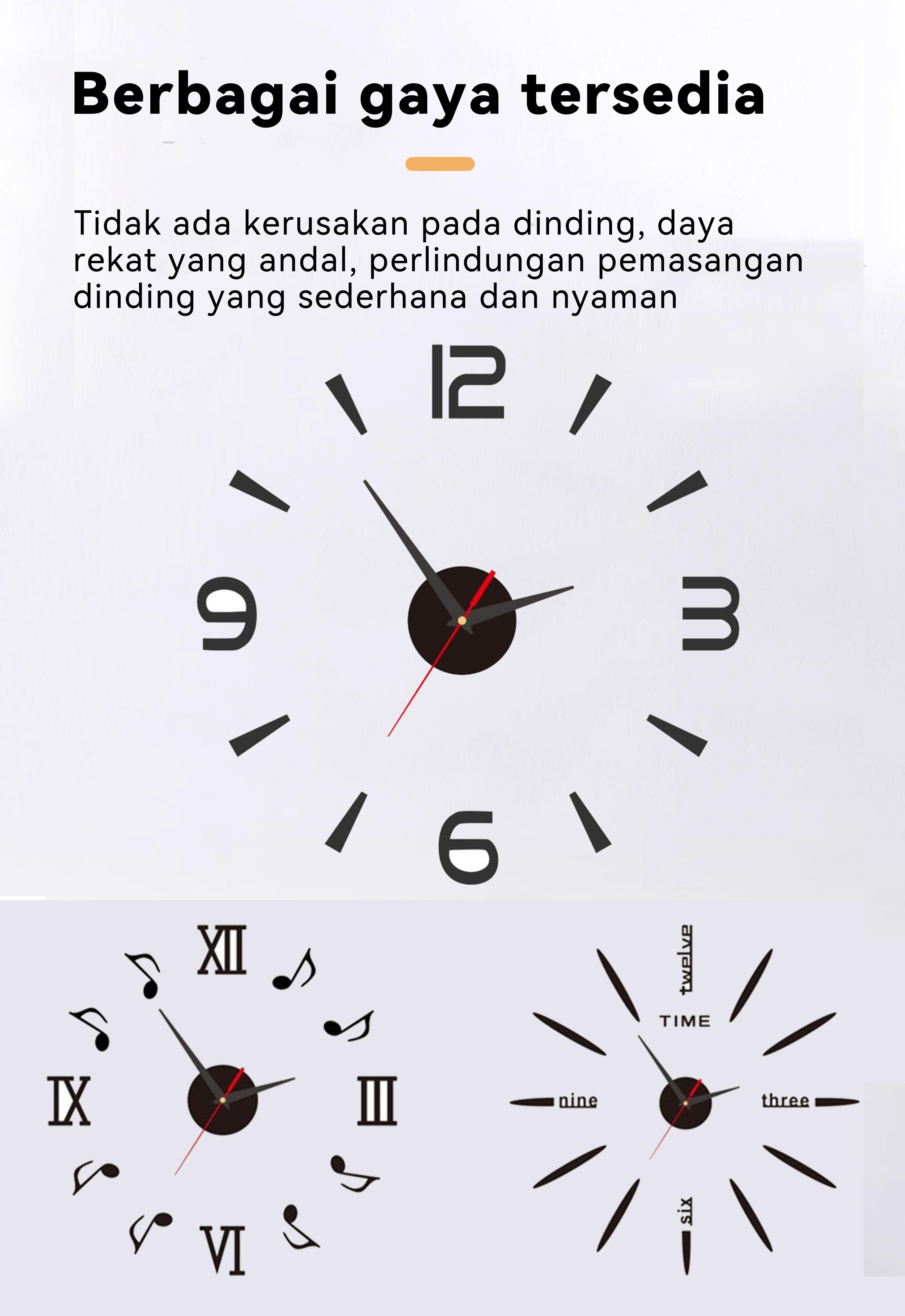 QPT Mall Jam Dinding 3D Stiker Jam Dinding Digital 3D Tanpa Bingkai DIY Untuk Dekorasi Rumah atau Kantor Tempel Besar Huruf Portabel Silver Clocks QPT Mall Jam Dinding 3D Stiker Jam Dinding Digital 3D Tanpa Bingkai DIY Untuk Dekorasi Rumah atau Kantor Tempel Besar Huruf Portabel Silver Clocks