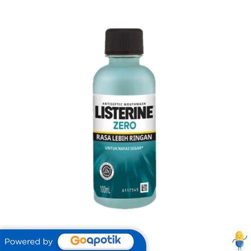 Gambar LISTERINE ZERO MOUTHWASH BIRU BOTOL 100 ML dari Apotek Sumber Rejeki By GoA Kota Administrasi Jakarta Utara Tokopedia