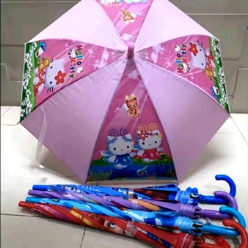 PAYUNG ANAK KARAKTER LUCU PEREMPUAN DAN LAKI LAKI 5