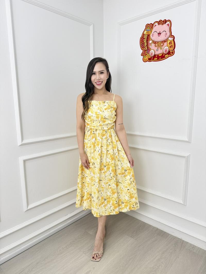 Product Introduction of STRAPPY FLORAL RUCHED BUST DRESS 6