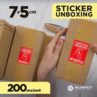 Gambar Stiker Label Packing Fragile + Video Unboxing Termurah Per Pack dari PabrikPacking Kota Administrasi Jakarta Utara 4 Tokopedia