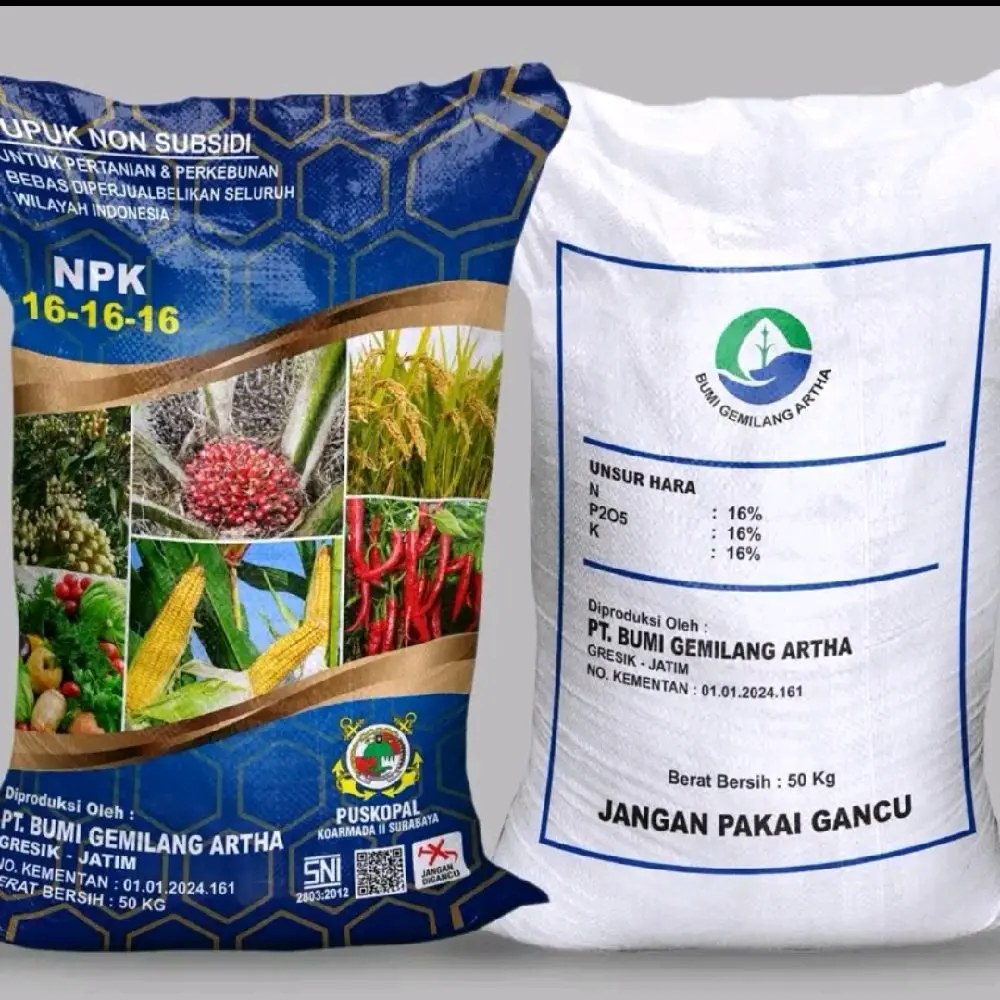 pupuk npk 16-16-16 kemasan 5kg kualitas tinggi