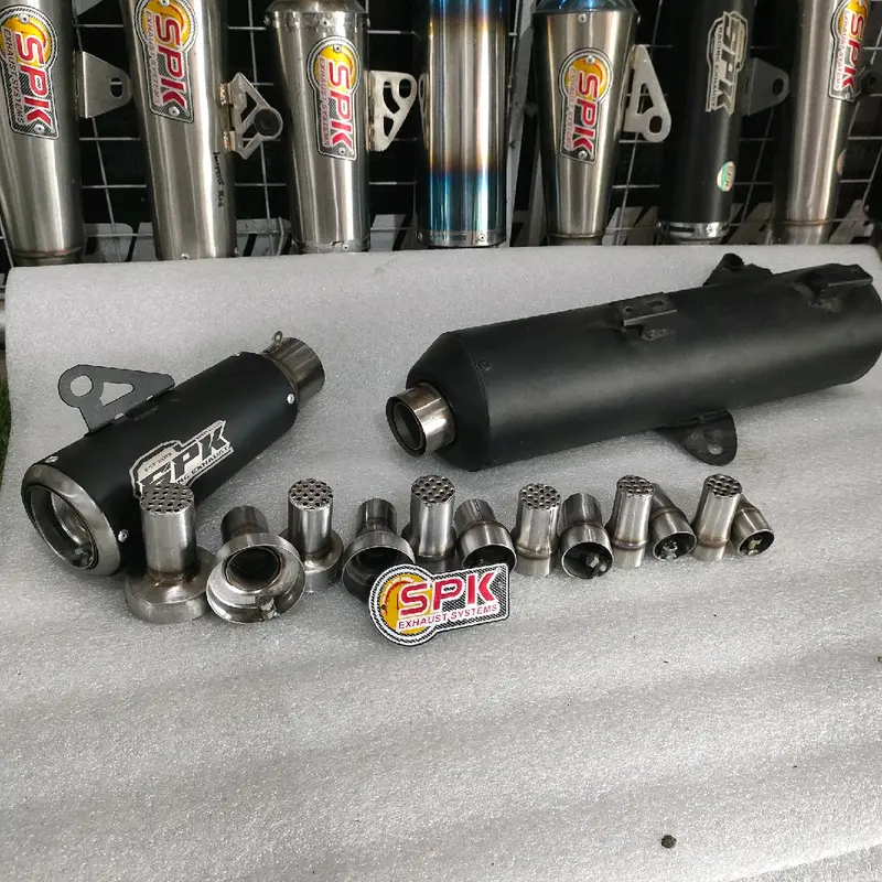 DB kiler knalpot motor universal / peredam knalpot / anti tilang ukuran ( 28mm, 32mm, 35mm, 38mm, 48/50mm, 60mm ) Motorcycle Silincer Racing Bulat Baut 3