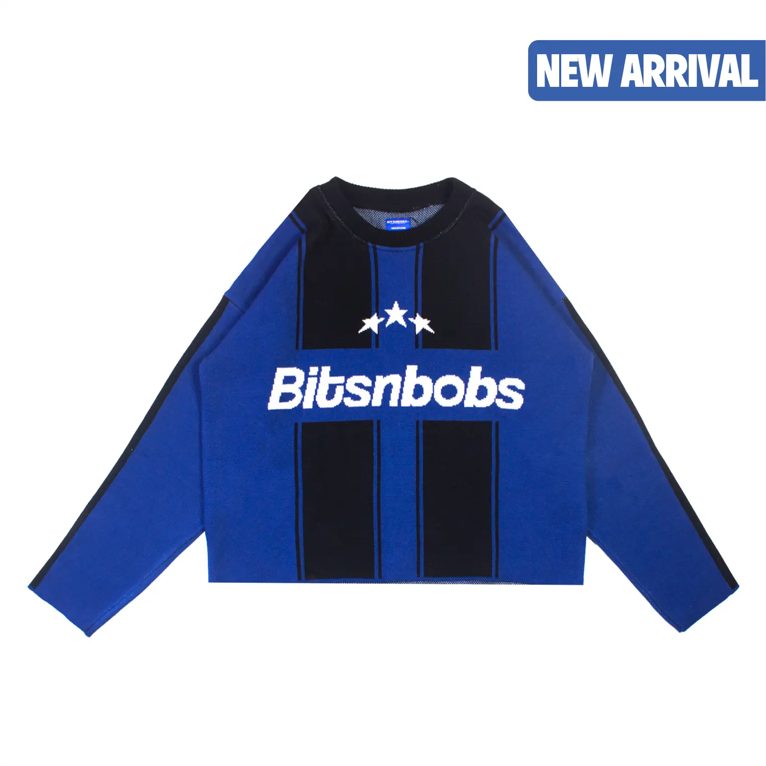 Bitsnbobs Knitwear Boxy Alto Knitwear Jersey Knit Sweater Rajut