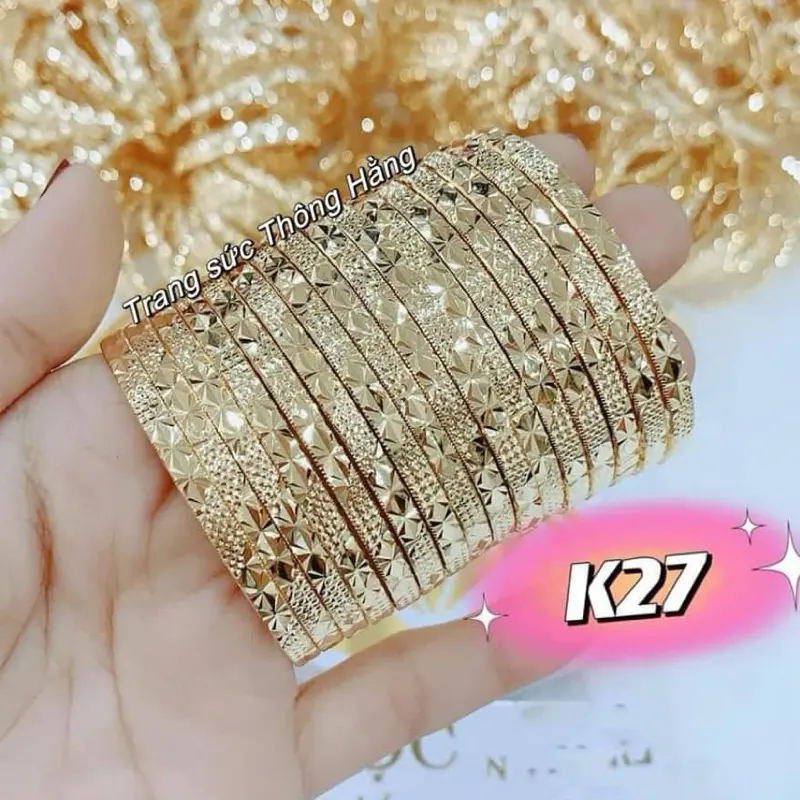 Vòng tay ximen đồng mẫu 3 thoi khoá lưỡi gà màu miền tây 750 cao cấp
