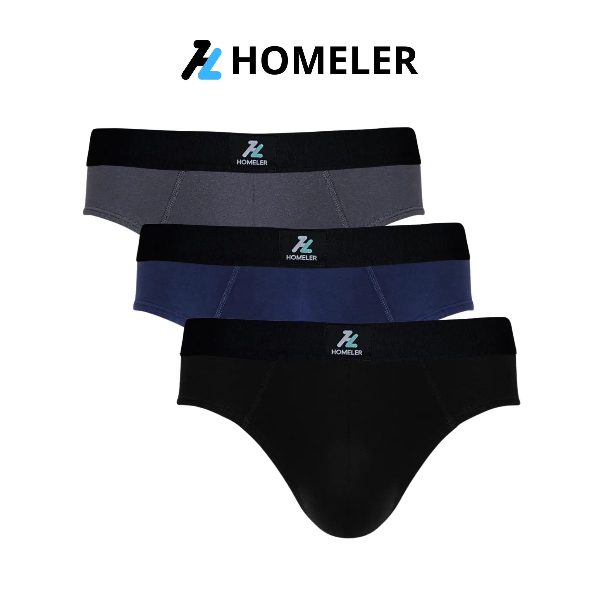 Homeler Celana Dalam Pria 1 Box Isi 3 Pcs HL-107