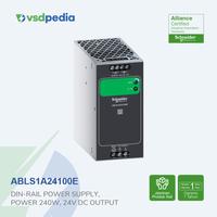Gambar SCHNEIDER HARMONY EASY POWER SUPPLY UNIT PSU MODICON ABLSE DIN RAIL MOUNTING TEGANGAN INPUT 100-240V, TEGANGAN OUTPUT 24VDC 240 WATT 10A AUTOMATIC WITH OUTPUT VOLTAGE ADJUSTMENT POTENTIOMETER ABLS1A24100E dari vsdpedia Kota Administrasi Jakarta Timur 1 Tokopedia