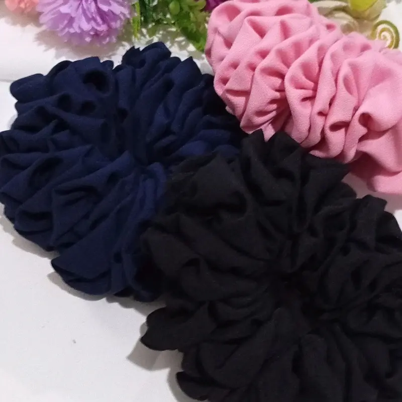 scrunchie gemoy /cepol hijab/ikat rambut panjang 2