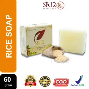 Sabun Beras SR12 Asli BPOM Mineral Vitamin untuk Kulit Wajah Berminyak dan Sensitif