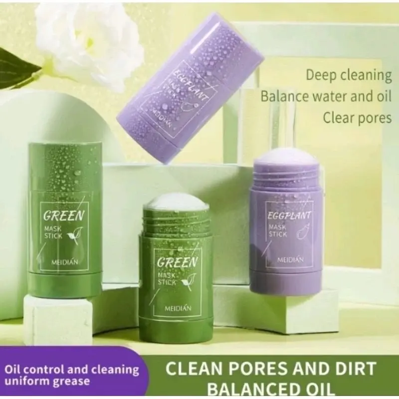 MASKER WAJAH GREEN TEA CLEAN / PENGHILANG KOMEDO
