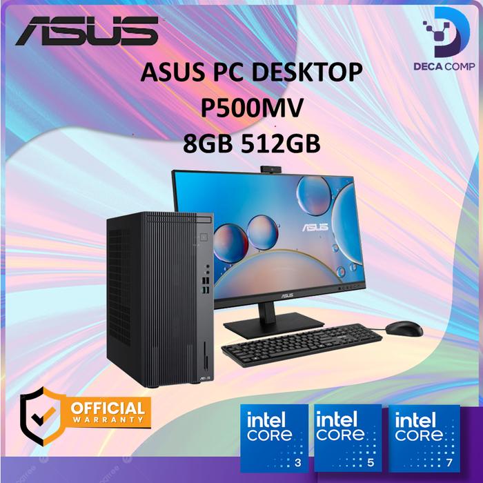 Gambar ASUS PC DESKTOP P500MV CORE 3 100U / CORE 5 210H / CORE 7 240H 8GB 512GB W11+OHS +LED 21.5 + 2Y ONSITE (1YADP) - CORE 3 100U 8GB 512GB dari Deca Computer Kota Administrasi Jakarta Utara Tokopedia