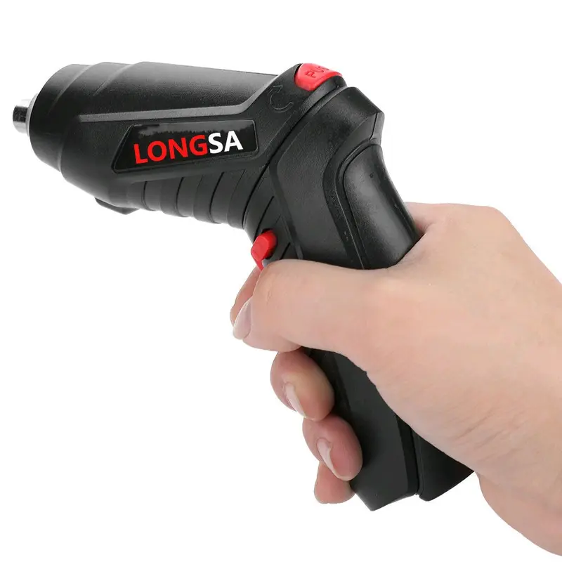 Bor set 47 Obeng Elektrik  Cordless Screwdriver RECHARGER  Mesin Bor Mini 5