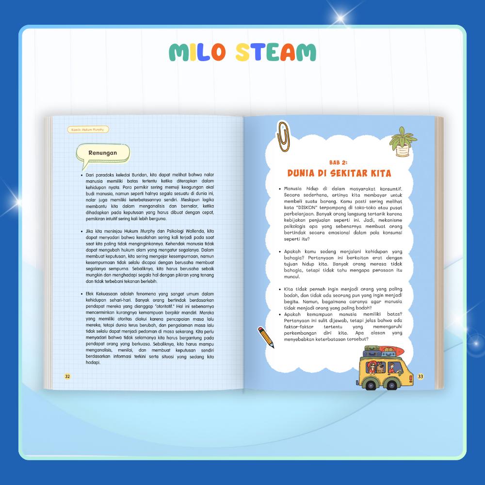 [MiloSteam] Komik Hukum Murphy – 160 Halaman Situasi Psikologis untuk Membantu Anak Memahami & Menanggapi Berbagai Kejadian
