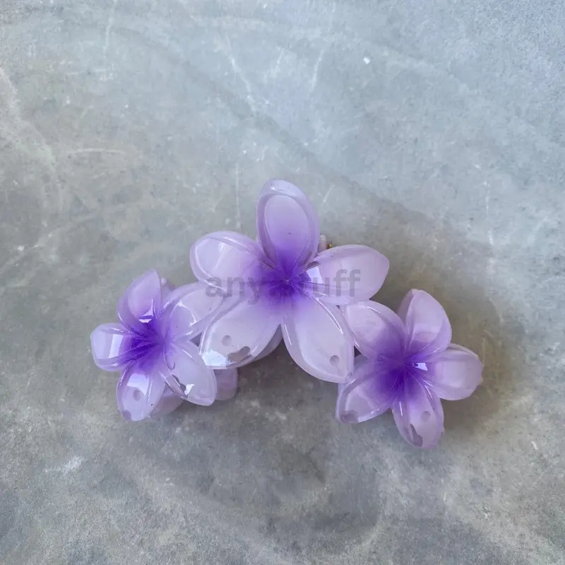 Jepit bunga kamboja 3 frangipani clips 1