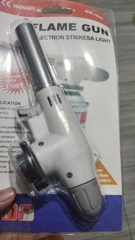 Product Review of Flame Gun Torch Pemantik Kepala Gas Kaleng Tabung Portabel from A**a W**3 0