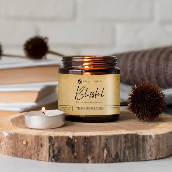 Bonne Humeur Aromatherapy Scented Candle lilin aroma terapi Gift Kado