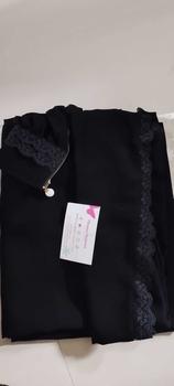 Product Review of Khimar tangan renda hitam manset renda Rezt Jetblack from 🍉**🍉 0