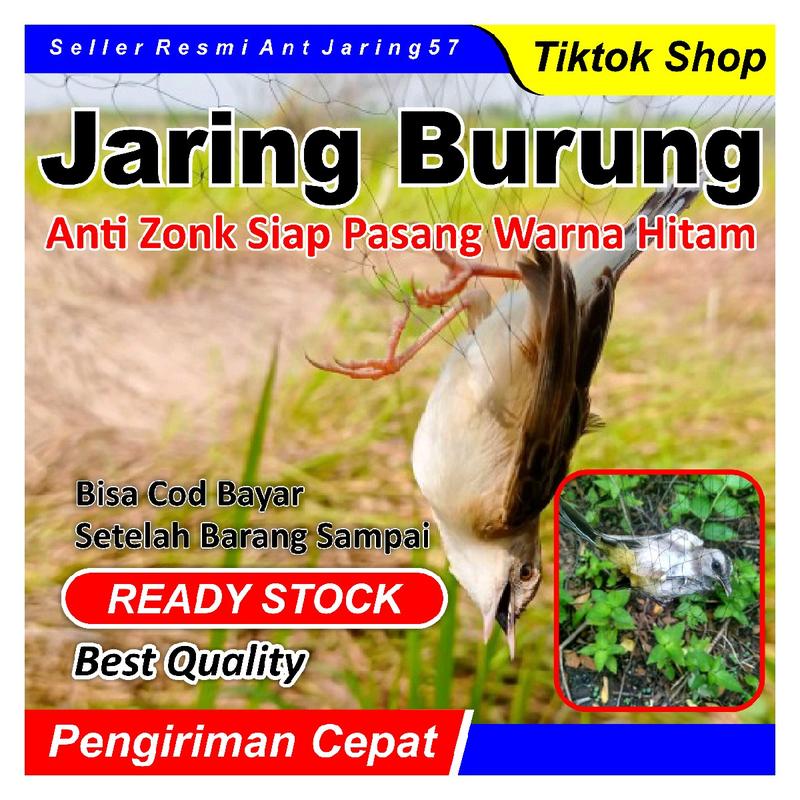 jaring burung/jaring burung kecil/jaring segala burung/jaring burung perkutut/jaring burung siap pasang 0