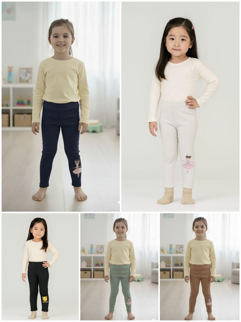 PAKET HEMAT ISI 5PCS LEGING MILANO ANAK || USIA 1-10THN Fashion