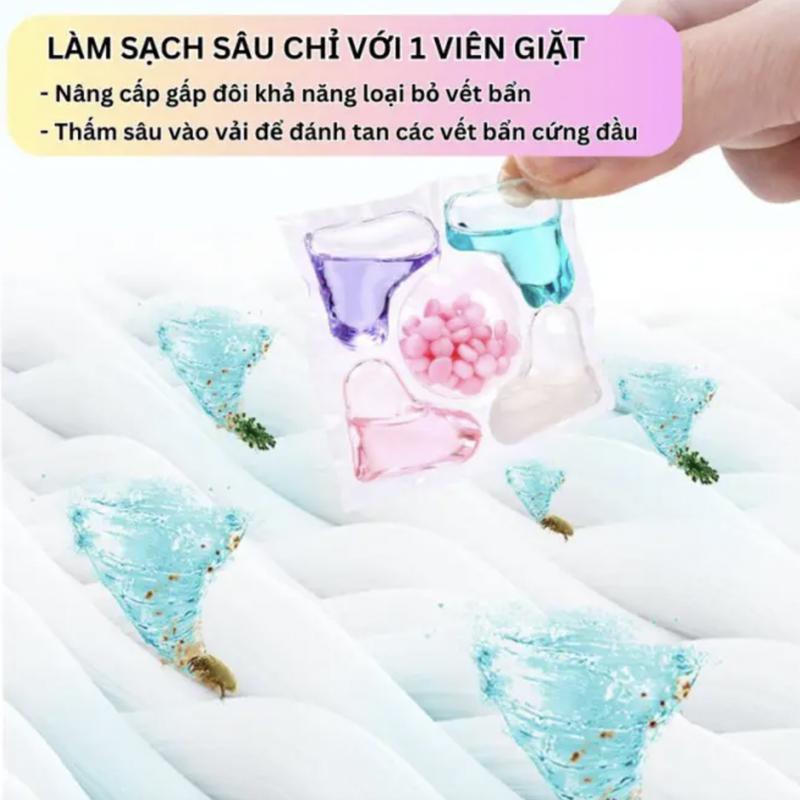 【Mua 1 tặng 1】Hạt Giặt 5 Trong 1, 1 Hộp 30 Viên, Công Nghệ Mới, Giặt Mạnh, Hương Thơm Lâu Dài, Giặt 5 Lần 3