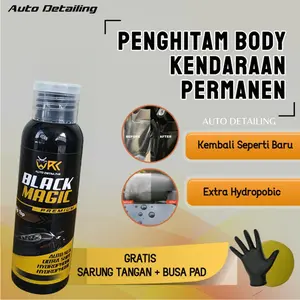 Penghitam Plastik Body Kendaraan - Penghitam Body Kendaraan Permanen - Black Magic