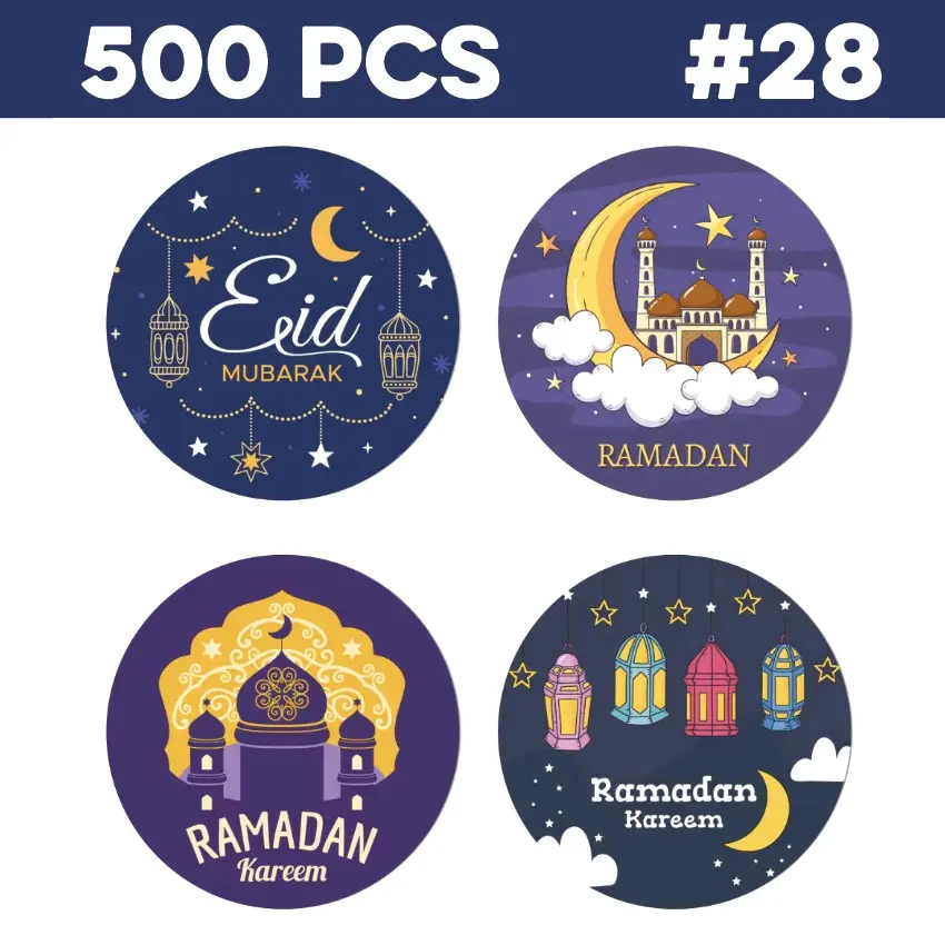 Sticker Roll 500 lembar Selamat Hari Raya Idul Fitri