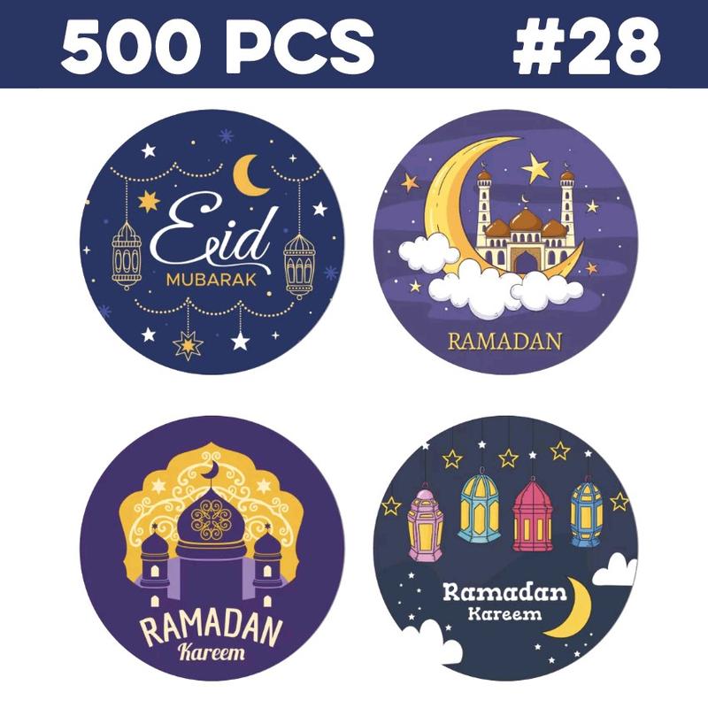 Sticker Roll 500 lembar Selamat Hari Raya Idul Fitri 0