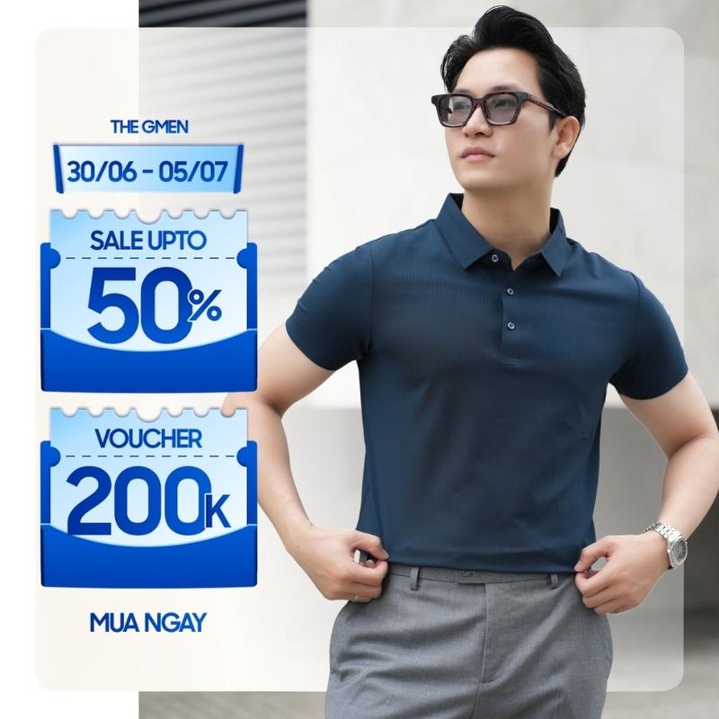 Áo Polo nam không đường may Light Cool Daily Polo form basic mát lạnh - THE…