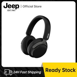 Alat Dengar Bluetooth, Jeep JP EW123, Dipasang Kepala, dengan Pengurangan Bunyi Aktif, Mod ANC, Kesan Bunyi HiFi, Bluetooth 5.4, Panggilan ENC, Pengurangan Bunyi, Hayat Bateri Ultra-panjang, Lengan Boleh Tarik, Penutup Telinga Digantung
