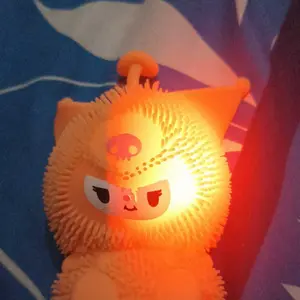 WEIBO Flashball Squishy LED Yoyo Mainan Ubur Ubur LED Mainan Anak