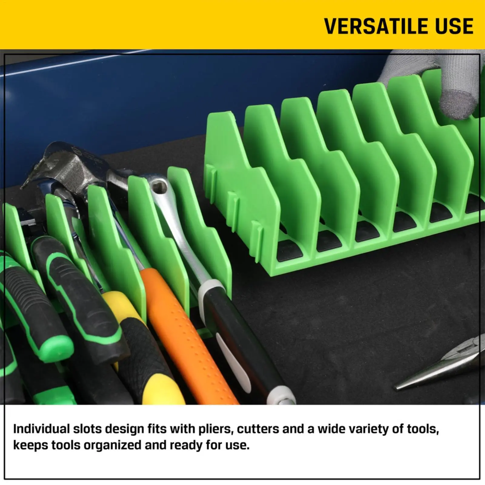 2025 new Practical plier organizer rack Holds up to ten pliers Drawer Toolbox Sturdy Pliers Tool Organizer Storage Rack
