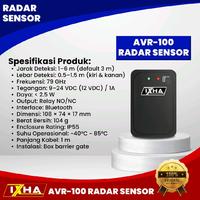 Gambar Radar Sensor Detector Barrier Gate Boom Gate pengganti vld loop sensor IXHA AVR-100 update seting pakai aplikasi I sensor android & Iphone dari Barrier Gate ID Kota Bekasi 1 Tokopedia