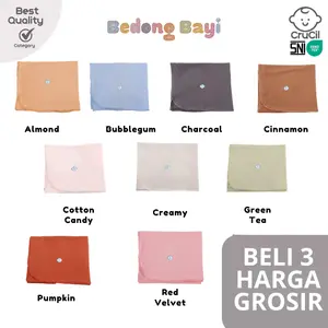 CruCil Bedong Bayi (0m - 3m) - Katun - Laki-laki dan Perempuan Newborn Unisex